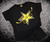 Zobrazit detail zboží: Rockstar dámské tričko V - černé (ROCKSTAR)